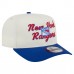 Бейсболка New York Rangers New Era Cream/Blue Chainstitch 9FIFTY A-Frame Snapback