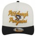 Бейсболка Pittsburgh Penguins New Era Cream/Black Chainstitch 9FIFTY A-Frame Snapback
