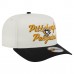 Бейсболка Pittsburgh Penguins New Era Cream/Black Chainstitch 9FIFTY A-Frame Snapback
