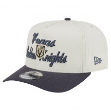 Бейсболка Vegas Golden Knights New Era Cream/Grey Chainstitch 9FIFTY A-Frame Snapback