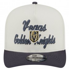 Бейсболка Vegas Golden Knights New Era Cream/Grey Chainstitch 9FIFTY A-Frame Snapback