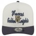 Бейсболка Vegas Golden Knights New Era Cream/Grey Chainstitch 9FIFTY A-Frame Snapback