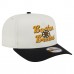 Бейсболка Boston Bruins New Era Cream/Black Chainstitch 9FIFTY A-Frame Snapback