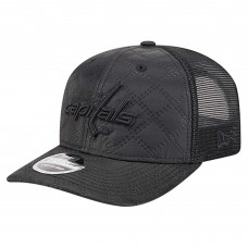 Бейсболка Washington Capitals New Era Black Quilted Nylon 9SEVENTY