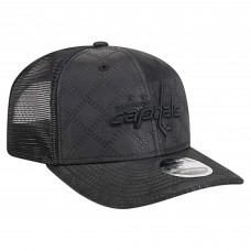 Бейсболка Washington Capitals New Era Black Quilted Nylon 9SEVENTY