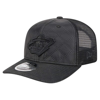 Бейсболка Minnesota Wild New Era Black Quilted Nylon 9SEVENTY
