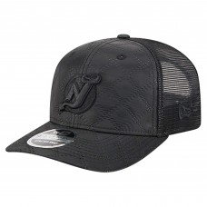 Бейсболка New Jersey Devils New Era Black Quilted Nylon 9SEVENTY