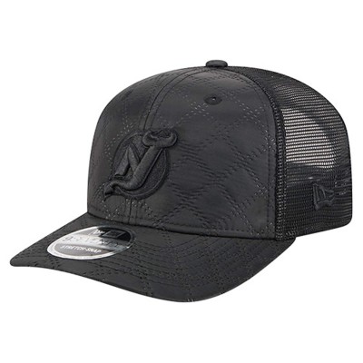 Бейсболка New Jersey Devils New Era Black Quilted Nylon 9SEVENTY