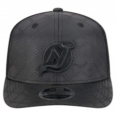 Бейсболка New Jersey Devils New Era Black Quilted Nylon 9SEVENTY