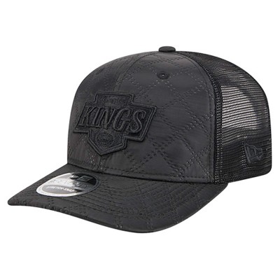 Бейсболка Los Angeles Kings New Era Black Quilted Nylon 9SEVENTY