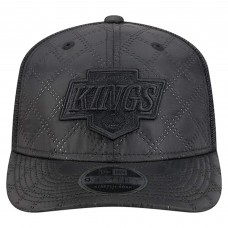 Бейсболка Los Angeles Kings New Era Black Quilted Nylon 9SEVENTY