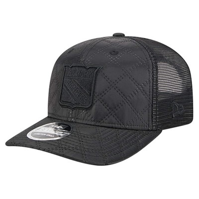 Бейсболка New York Rangers New Era Black Quilted Nylon 9SEVENTY