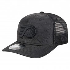 Бейсболка Philadelphia Flyers New Era Black Quilted Nylon 9SEVENTY