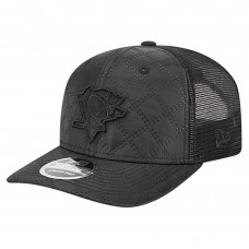 Бейсболка Pittsburgh Penguins New Era Black Quilted Nylon 9SEVENTY