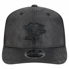 Бейсболка Pittsburgh Penguins New Era Black Quilted Nylon 9SEVENTY