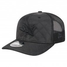 Бейсболка San Jose Sharks New Era Black Quilted Nylon 9SEVENTY