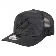 Бейсболка Tampa Bay Lightning New Era Black Quilted Nylon 9SEVENTY