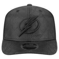 Бейсболка Tampa Bay Lightning New Era Black Quilted Nylon 9SEVENTY