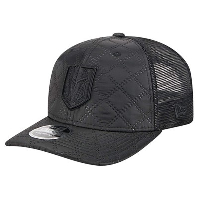 Бейсболка Vegas Golden Knights New Era Black Quilted Nylon 9SEVENTY