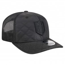 Бейсболка Vegas Golden Knights New Era Black Quilted Nylon 9SEVENTY