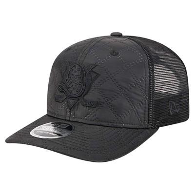 Бейсболка Anaheim Ducks New Era Black Quilted Nylon 9SEVENTY