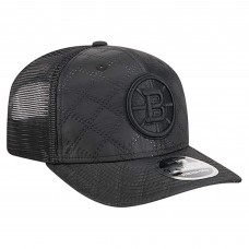Бейсболка Boston Bruins New Era Black Quilted Nylon 9SEVENTY