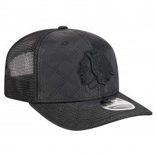 Бейсболка Chicago Blackhawks New Era Black Quilted Nylon 9SEVENTY Бейсболка Chicago Blackhawks New Era Black Quilted Nylon 9SEVENTY