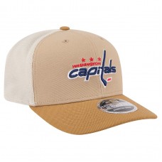 Бейсболка Washington Capitals New Era Tan/Light Brown Two-Tone Trucker 9SEVENTY Stretch Snap