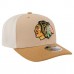 Бейсболка Chicago Blackhawks New Era Tan/Light Brown Two-Tone Trucker 9SEVENTY Stretch Snap