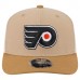 Бейсболка Philadelphia Flyers New Era Tan/Light Brown Two-Tone Trucker 9SEVENTY Stretch Snap