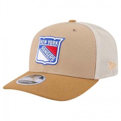 Бейсболка New York Rangers New Era Tan/Light Brown Two-Tone Trucker 9SEVENTY Stretch Snap