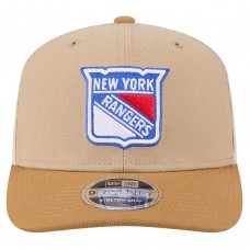 Бейсболка New York Rangers New Era Tan/Light Brown Two-Tone Trucker 9SEVENTY Stretch Snap Бейсболка New York Rangers New Era Tan/Light Brown Two-Tone Trucker 9SEVENTY Stretch Snap