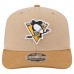 Бейсболка Pittsburgh Penguins New Era Tan/Light Brown Two-Tone Trucker 9SEVENTY Stretch Snap