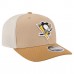 Бейсболка Pittsburgh Penguins New Era Tan/Light Brown Two-Tone Trucker 9SEVENTY Stretch Snap