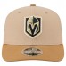 Бейсболка Vegas Golden Knights New Era Tan/Light Brown Two-Tone Trucker 9SEVENTY Stretch Snap