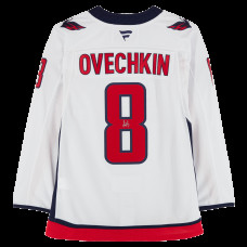Джерси с автографом Alexander Ovechkin Washington Capitals Fanatics Authentic White Road Fanatics Premium