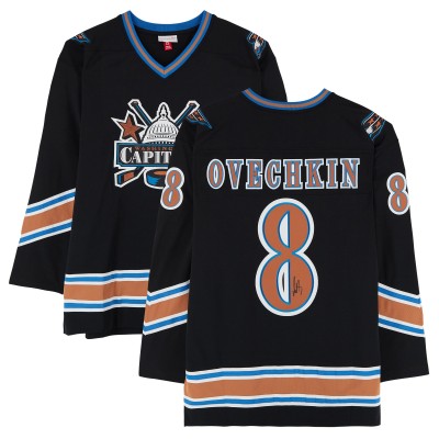 Alexander Ovechkin Washington Capitals Autographed Fanatics Authentic 2005-06 Black Mitchell & Ness Replica Jersey