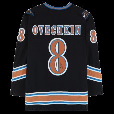 Джерси с автографом Alexander Ovechkin Washington Capitals Fanatics Authentic 2005-06 Black Mitchell & Ness Replica