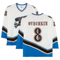 Джерси с автографом Alexander Ovechkin Washington Capitals Fanatics Authentic 2005-06 White Mitchell & Ness Replica