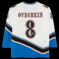 Джерси с автографом Alexander Ovechkin Washington Capitals Fanatics Authentic 2005-06 White Mitchell & Ness Replica