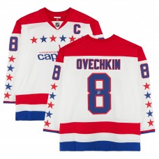 Игровая джерси Alexander Ovechkin Washington Capitals Autographed Fanatics Authentic 2012-13 White Alternate Mitchell & Ness Replica
