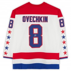 Игровая джерси Alexander Ovechkin Washington Capitals Autographed Fanatics Authentic 2012-13 White Alternate Mitchell & Ness Replica