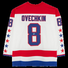 Джерси с автографом Alexander Ovechkin Washington Capitals Fanatics Authentic 2012-13 White Alternate Mitchell & Ness Replica