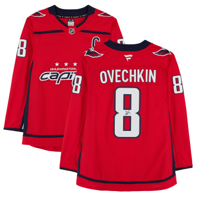 Джерси с автографом Alexander Ovechkin Washington Capitals Fanatics Authentic Red Home Fanatics Premium