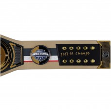 Jack Eichel Vegas Golden Knights Autographed Fanatics Authentic WWE Legacy Title Belt with 2023 SC Champs Inscription - Limited Edition of 5