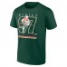 Футболка Minnesota Wild Kirill Kaprizov Fanatics Dark Green Player