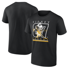 Футболка Pittsburgh Penguins Sidney Crosby Fanatics Black Authentic Stack Name & Number Футболка Pittsburgh Penguins Sidney Crosby Fanatics Black Authentic Stack Name & Number