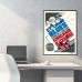 Chicago Blackhawks vs. St. Louis Blues Phenom Gallery 2025 Winter Classic 18 x 24 Deluxe Framed Serigraph