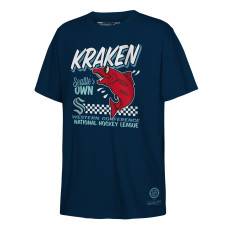 Подростковая Seattle Kraken Mitchell & Ness Deep Sea Blue Concession Stand T-Shirt