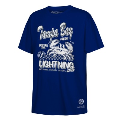 Футболка Подростковая Tampa Bay Lightning Mitchell & Ness Blue Concession Stand